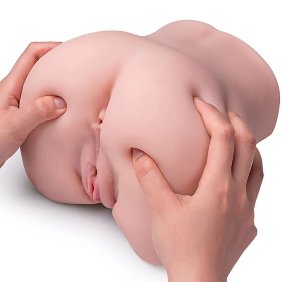 masturbateur réaliste multi-positions vibrations automatiques vagin anus silicone médical