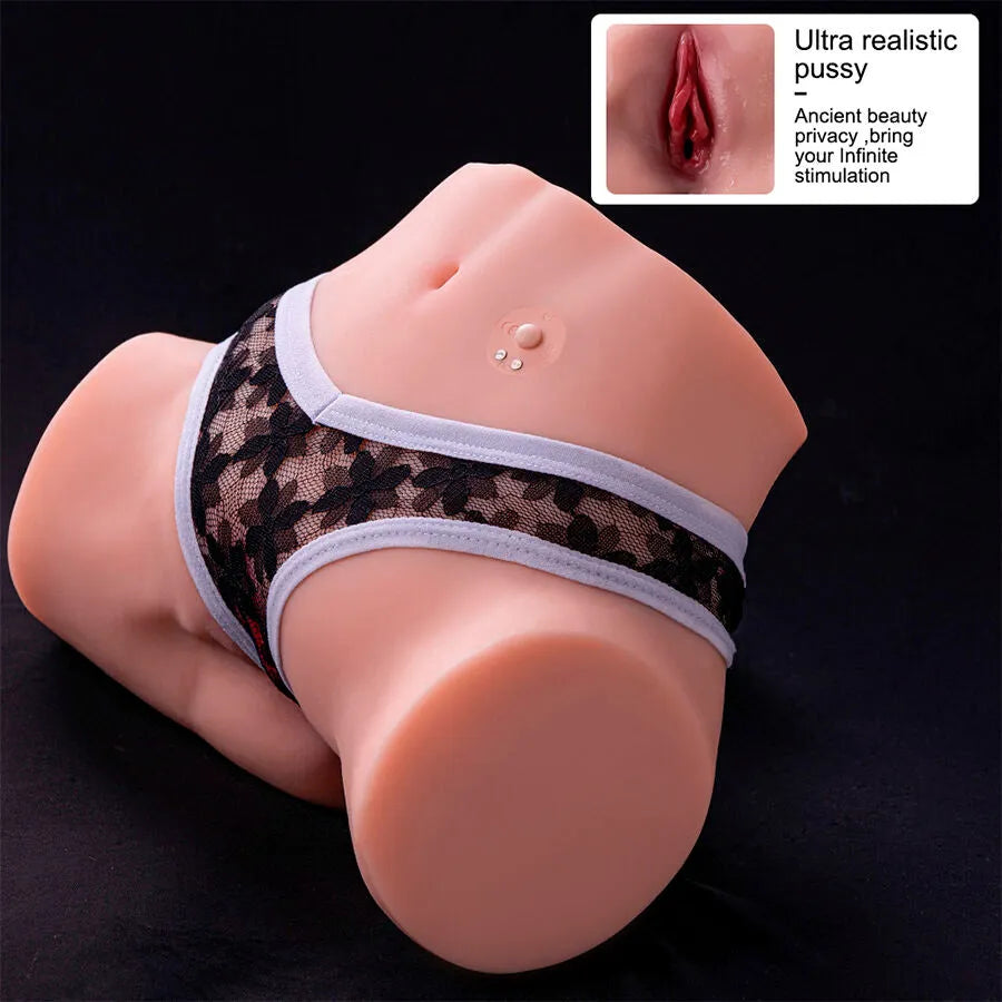 masturbateur réaliste multi-positions vibrations poussées silicone TPE double pénétration