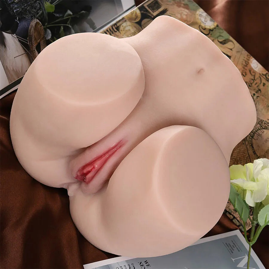 Masturbateur réaliste multicanaux silicone TPE XISE canal double pénétration