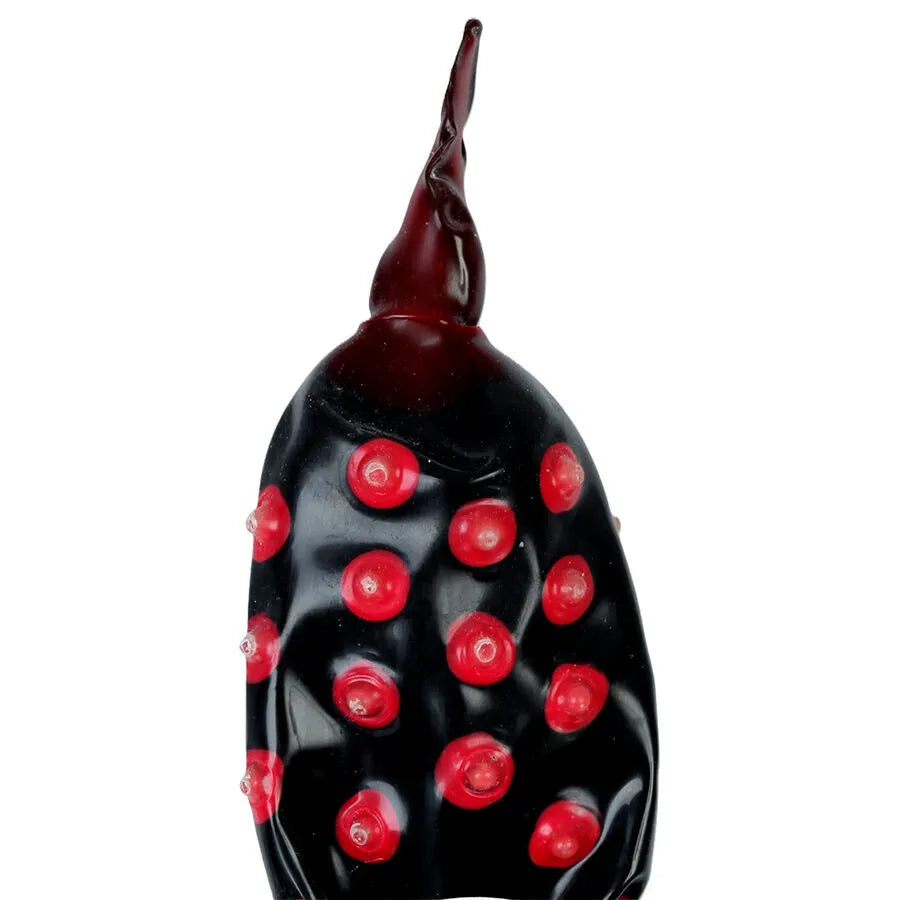 CONDOMERIE - PRÉSERVATIFS FANTAISIE PEINTS À LA MAIN NOIR FAKIR