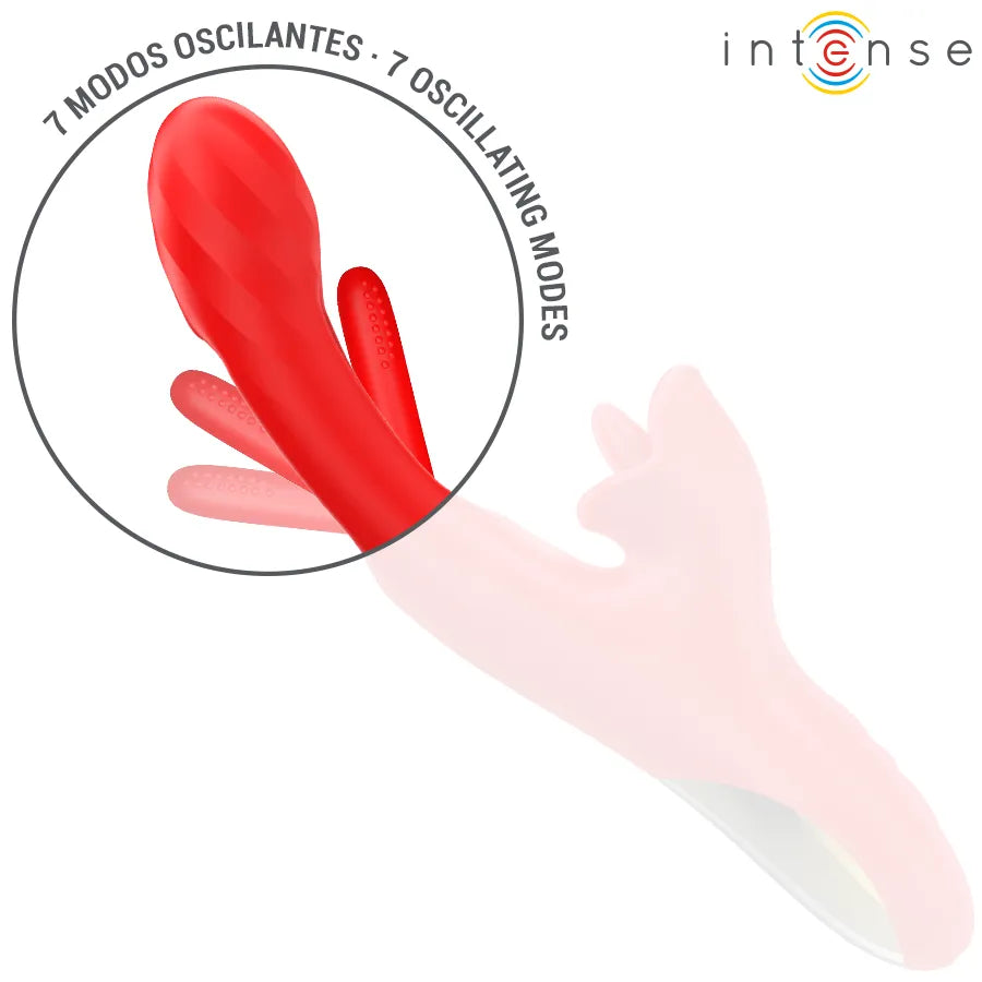 Vibromasseur multifonction Jessica stimulation clitoridienne G-spot vibration rotative 7 modes silicone médical grade couple Erotik