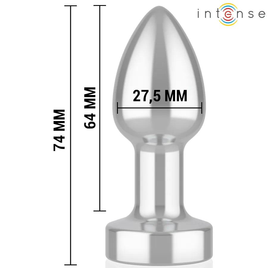 Plug anal vibrant métal 10 vibrations télécommande sécurisé confort intimité discrétion taille S couple sextoy bien-être