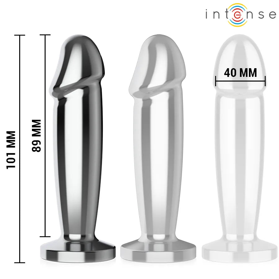 Plug anal vibrant métallique avec télécommande 10 vibrations design M aluminium haute qualité sextoy intime pour adultes couples