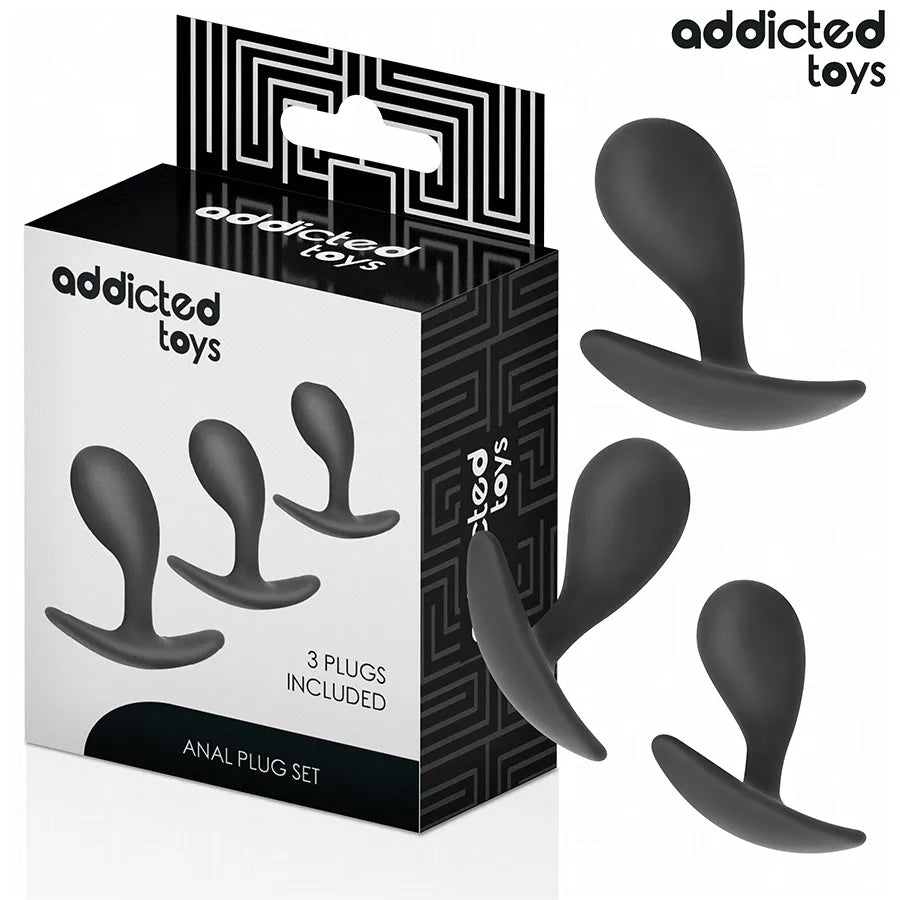 Addicted Toys - Lot De 3 Plug Anal Modèle 3