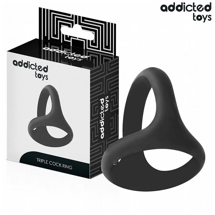 ADDICTED TOYS - ANNEAU PÉNIS TRIPLE ÉPAIS