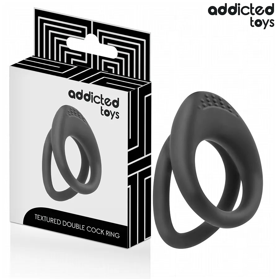 ADDICTED TOYS - ANNEAU PÉNIS À DOUBLE TEXTURE
