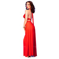 CHILIROSE - CR 4857 ENSEMBLE HAUT ET PANTALON ROUGE