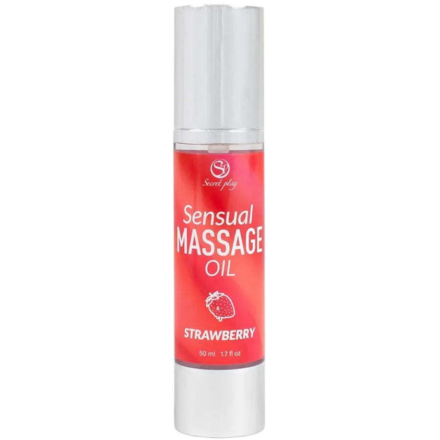 SECRETPLAY - HUILE DE MASSAGE À LA FRAISE