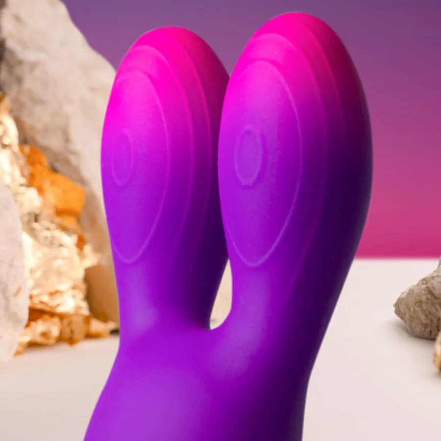 ROCKS-OFF - GLO-GIRL BUNNY VIBRATEUR FLEXIBLE VIOLET