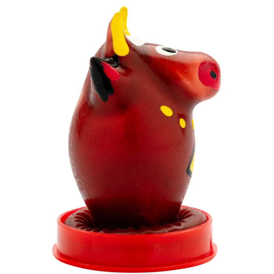 CONDOMERIE - PRÉSERVATIFS FANTAISIE PEINTS À LA MAIN MODÈLE TAUREAU 1