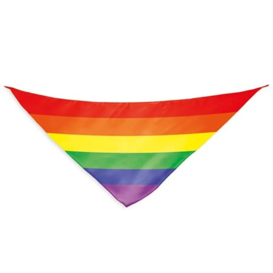Écharpe coton drapeau LGBT 50x50 cm douce légère polyvalente élégante