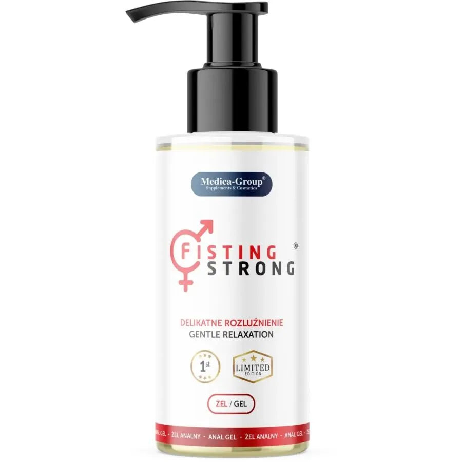 Gel intime anal Fisting Strong 150ml Medica Group détente muscles confort intimité moments intimes plaisir maximal