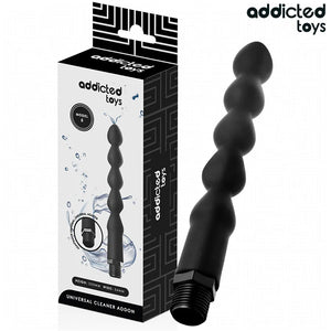 Nettoyeur anal Addicted Toys avec adaptateur universel, modèle 6, silicone souple, hygiène intime, sextoy discret, accessoire bien-être intime, femme couple