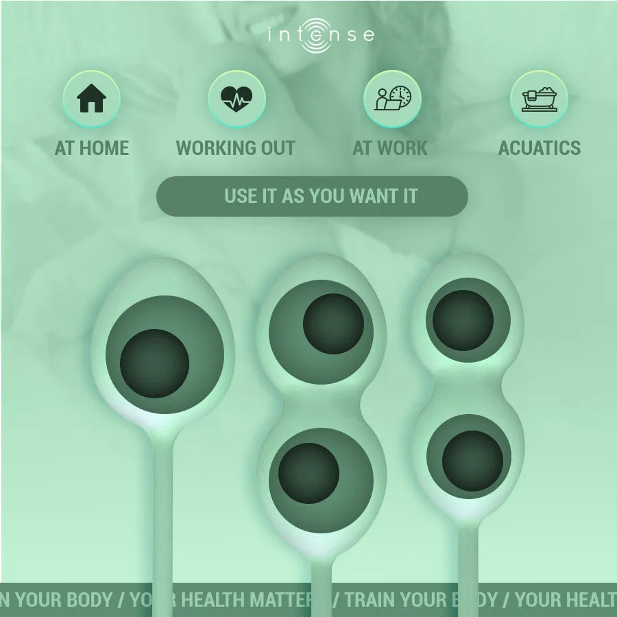 Intense Charli - Kit de boules de Kegel en silicone médical pour santé pelvienne et renforcement musculaire progressif femmes bien-être intime