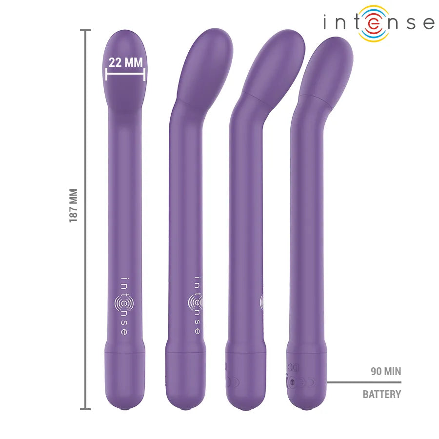 Vibromasseur Rechargeable Intense Karlie Violet Stimulation Point G 10 Modes ABS Durable Design Élégant