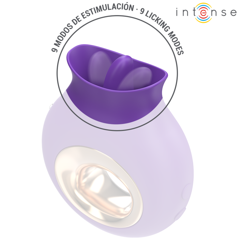 Intense - Tuli Stimulateur Clitoris 9 Vibrations & 9 Oscillations Violet