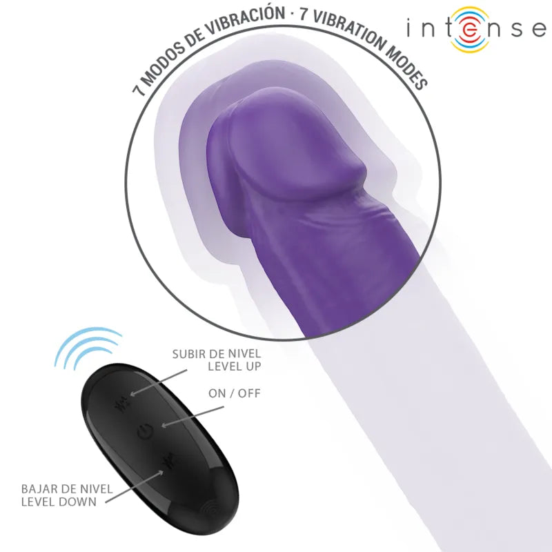 Vibromasseur Double Intensif Gunter Intense 40cm 34mm Silicone Médical Hypoallergénique Moteurs Puissants 7modes Télécommande Discret Portable Couples Stimulation Simultanée Profonde