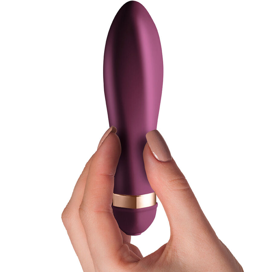 Vibrateur Climaximum Twisted Ardor violet, forme ergonomique, 10 vitesses, étanche IPX7, silicone et ABS.