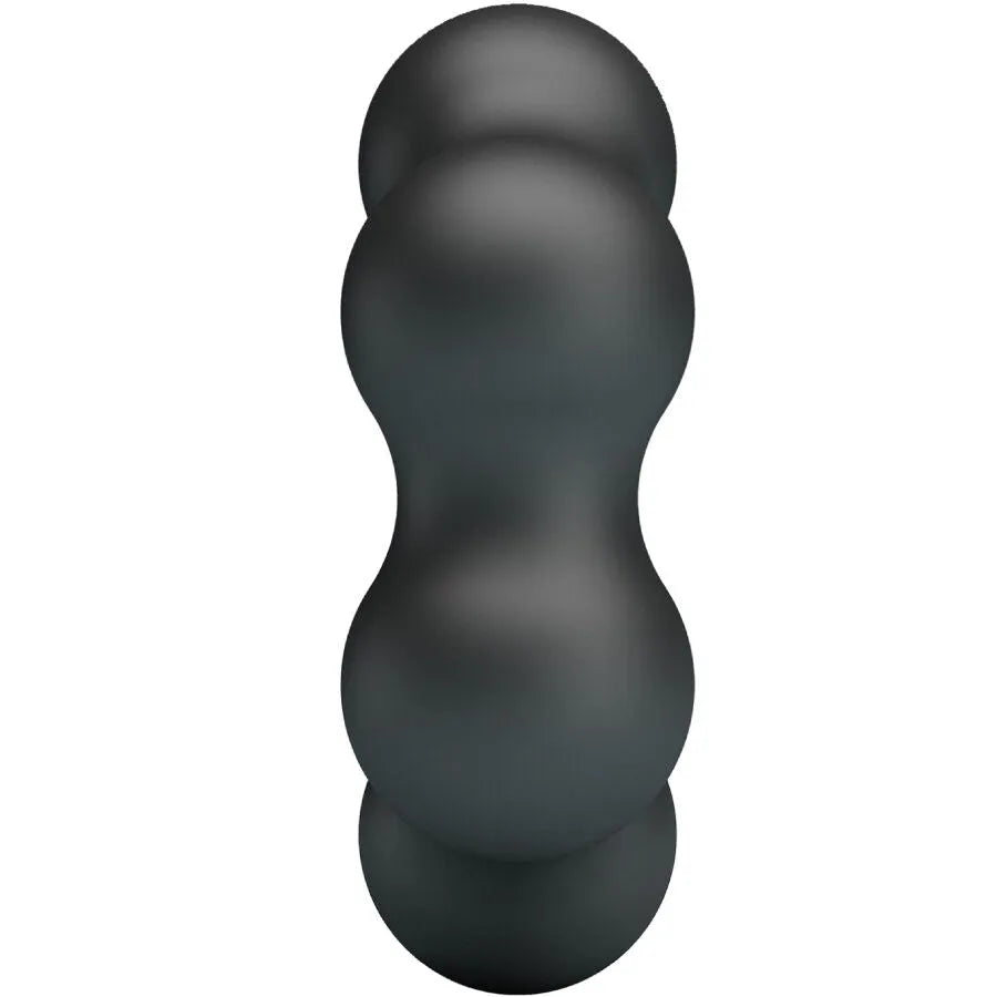 Anneau en silicone noir Crazy Bull Clauzell, design ergonomique ondulé, stimulation masculine, confort et durabilité.