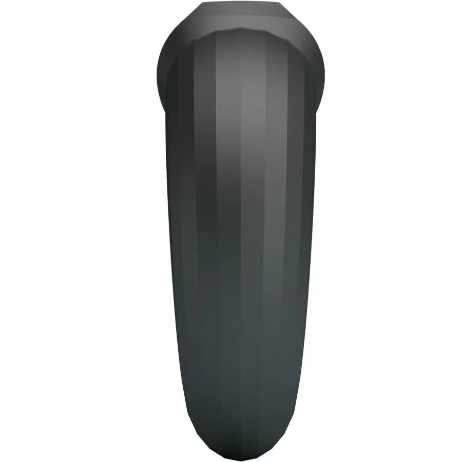 Anneau intime silicone noir Crazy Bull Kayke Modèle 2, design ergonomique, surface texturée, stimulation masculine.