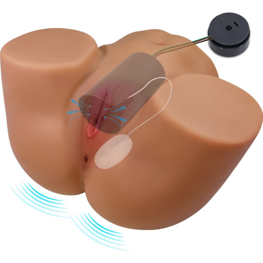 Crazy Bull - Geriann Vibrateur Et Suçon Féminin Réaliste Avec Son 5,5 Kg