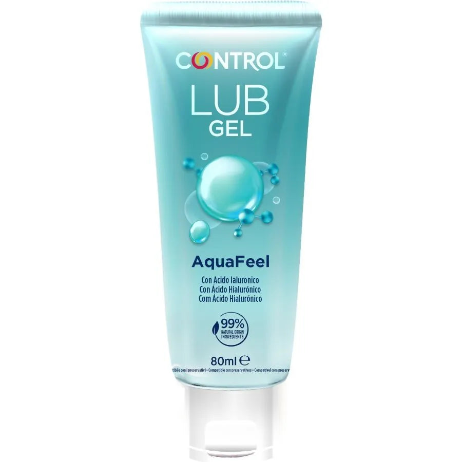 Control - Aquafeel Lubrifiant À L'Acide Hyaluronique 80 Ml