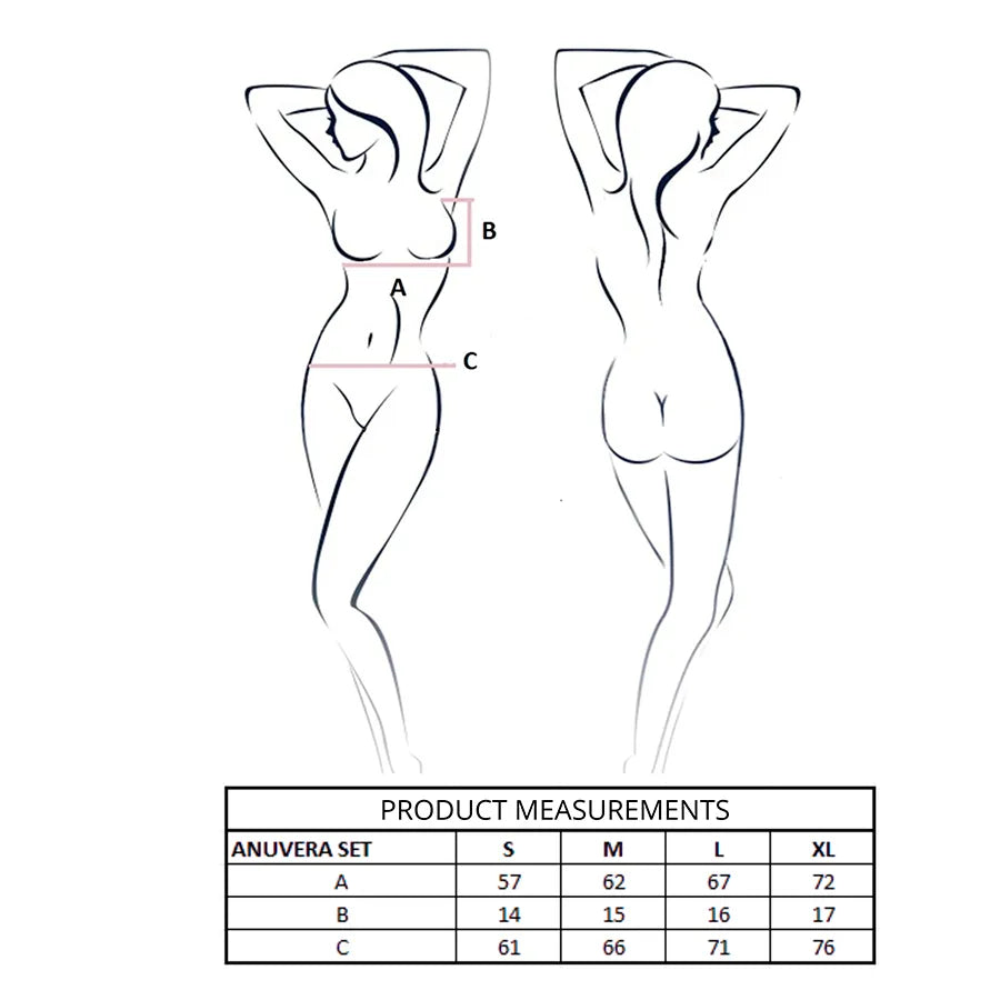 Ensemble Soutien-Gorge String Passion Woman Anuvera Dentelle Luxe Femme Élégance Intimée Sexe