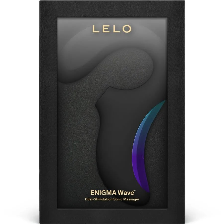 Vibromasseur triple action Lelo Enigma Wave stimulation clitoridienne G-spot multi-vitesses silicone médical grade noir compact rechargeable