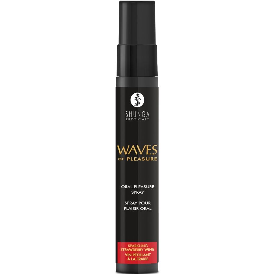 Shunga - Waves Pleasure Spray Oral Seductive Fraise 20 Ml
