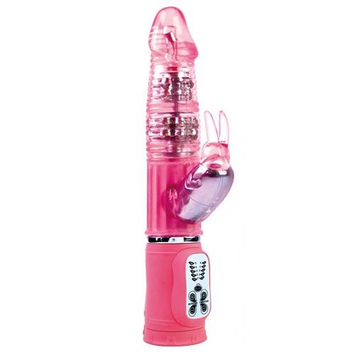 Vibromasseur Rotateur Rose Stimulation Clitoridienne