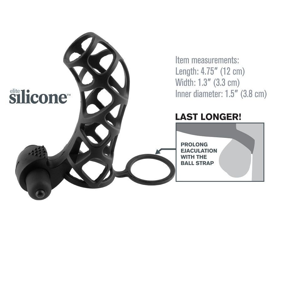 Cockring Silicone Vibrant Stimulation Clitoridienne