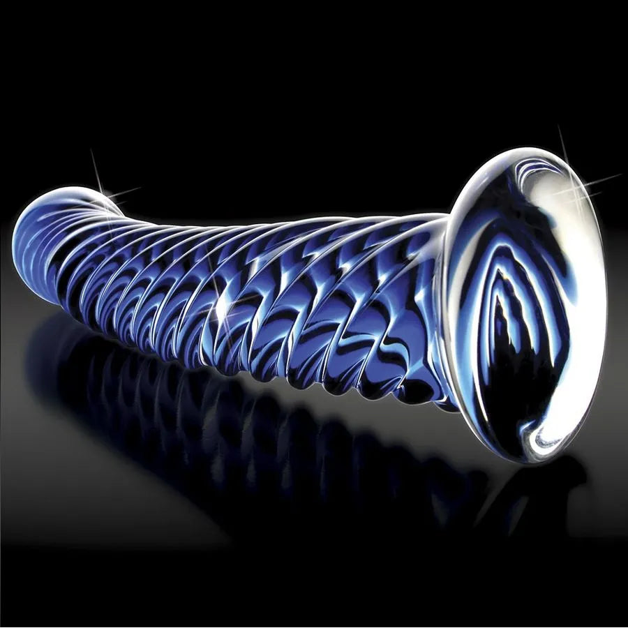 Masseur en verre soufflé pour adultes, sextoy design érotique, stimulation interne et externe, verre borosilicate hypoallergénique, jouet intime