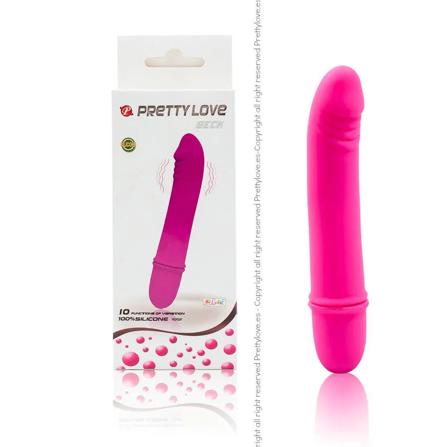 Vibromasseur Beck Pretty Love stimulation clitoridienne multi-vibrations silicone hypoallergénique design ergonomique sextoy femme couple