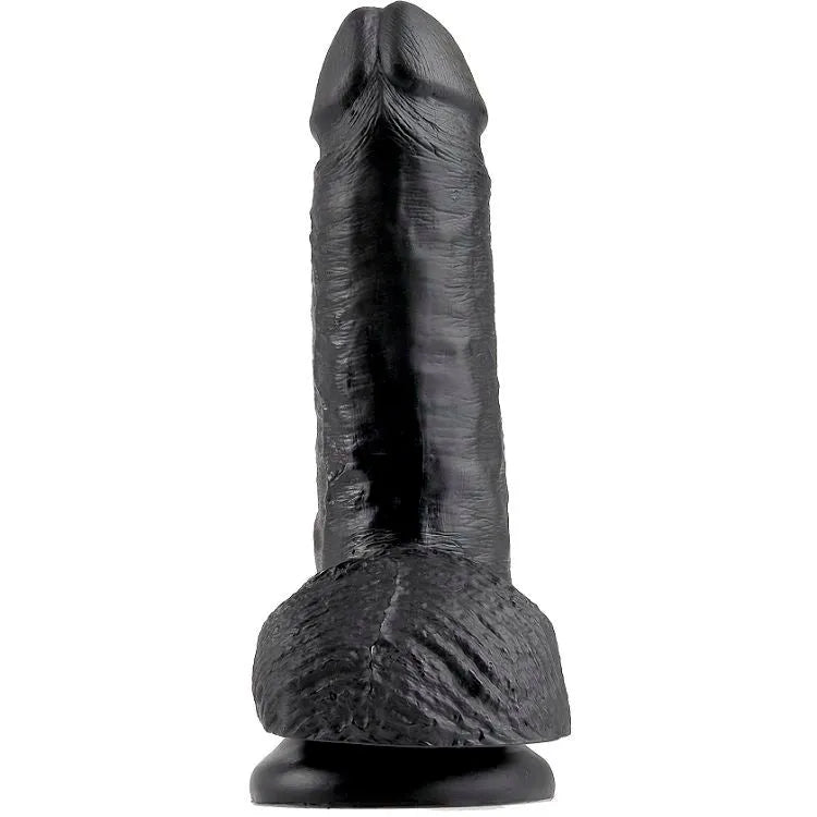 KING COCK - 7 GODE NOIR AVEC BOULES