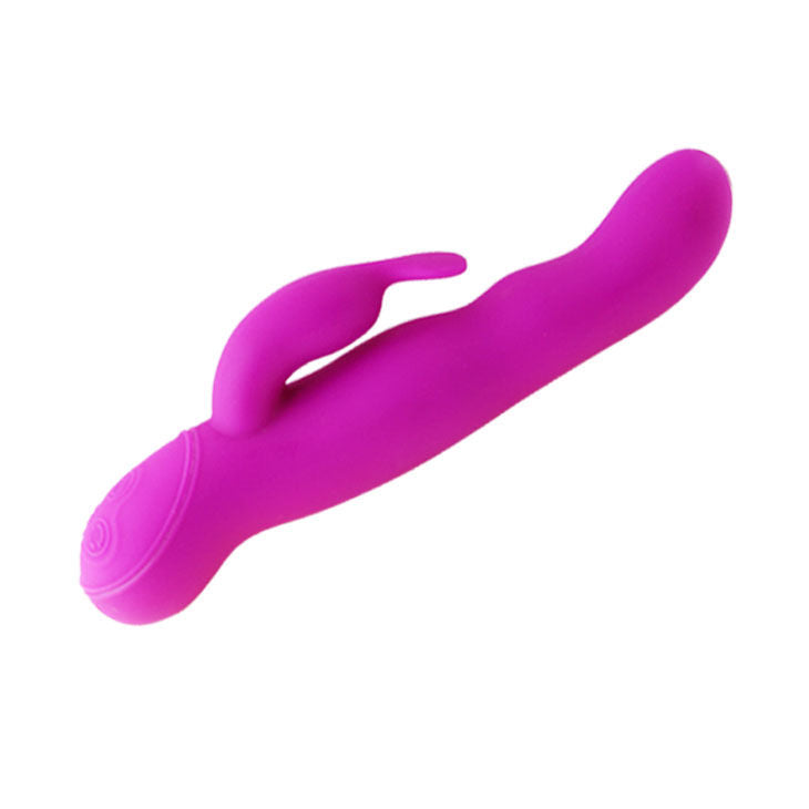 Vibromasseur Rotatif Lilas En Silicone Fda