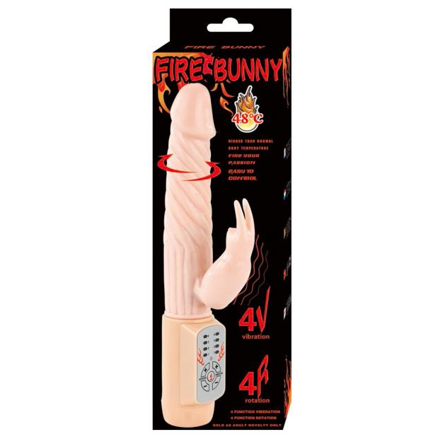 Vibromasseur Lapin Chauffant Rechargeable Usb