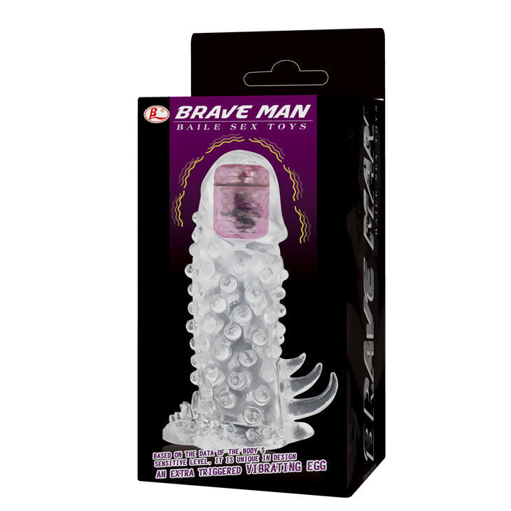 Manchon Pénien Vibrant Silicone Réaliste