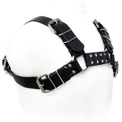 Harnais Cuir Bdsm Ajustable Pour Chien