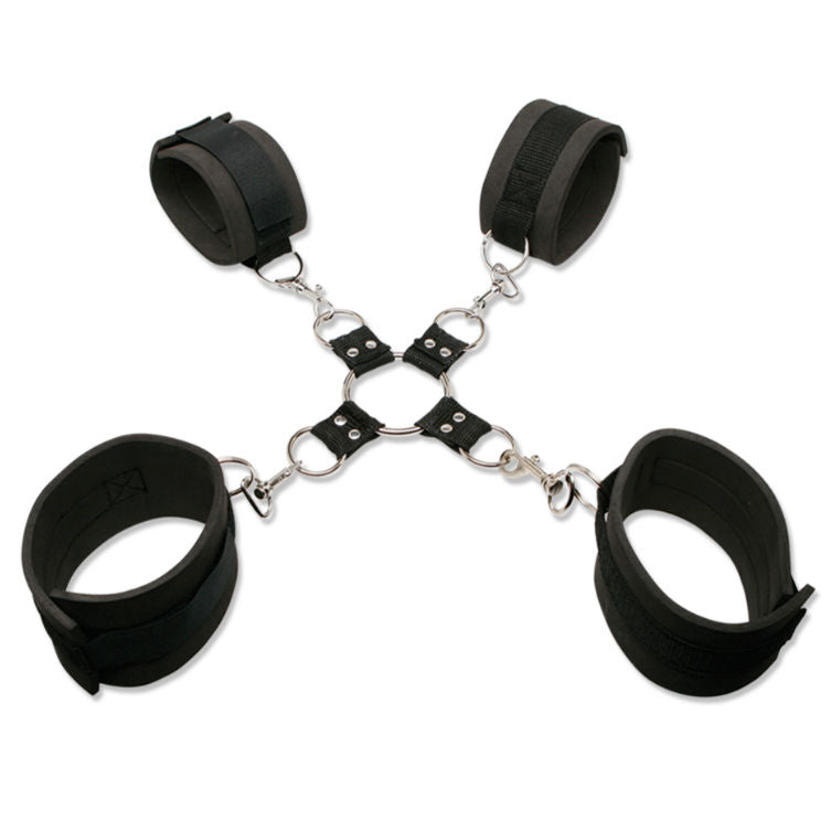 Kit De Bondage Hogtie Néoprène Métal