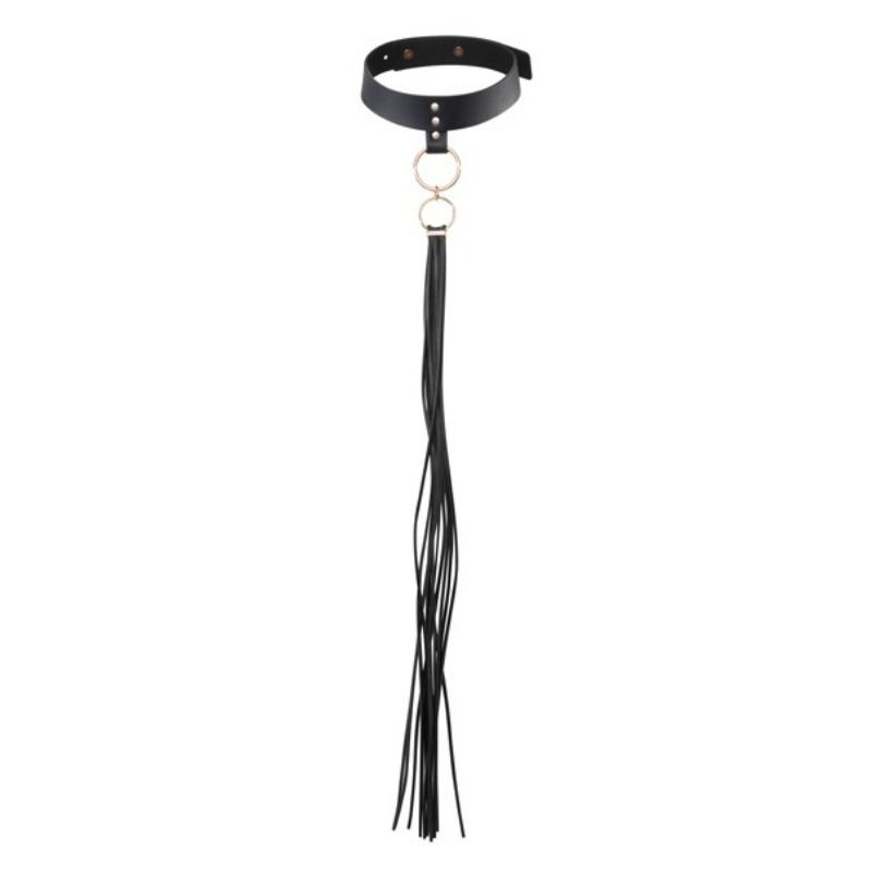 Collier Pompon Bdsm Vegan Réglable