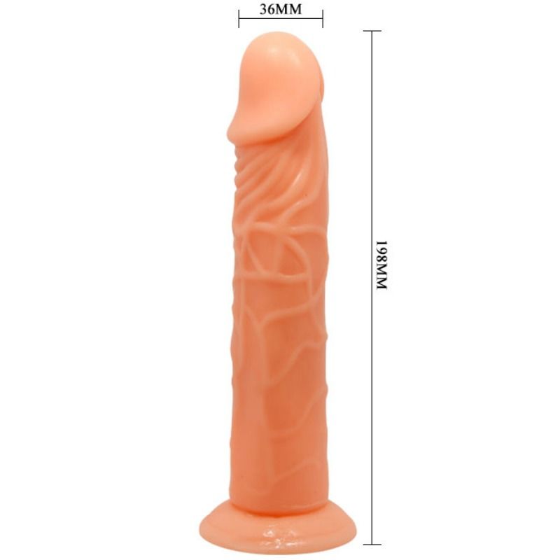 Gode Réaliste Ventouse 19,8 Cm