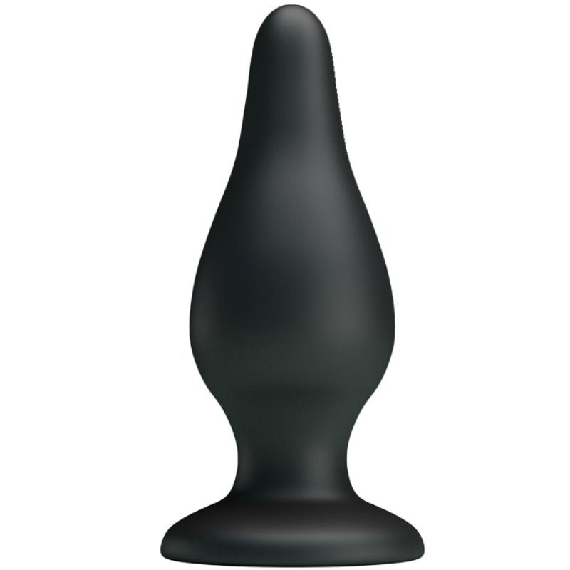 Plug Anal Silicone Ventouse Submersible Noir