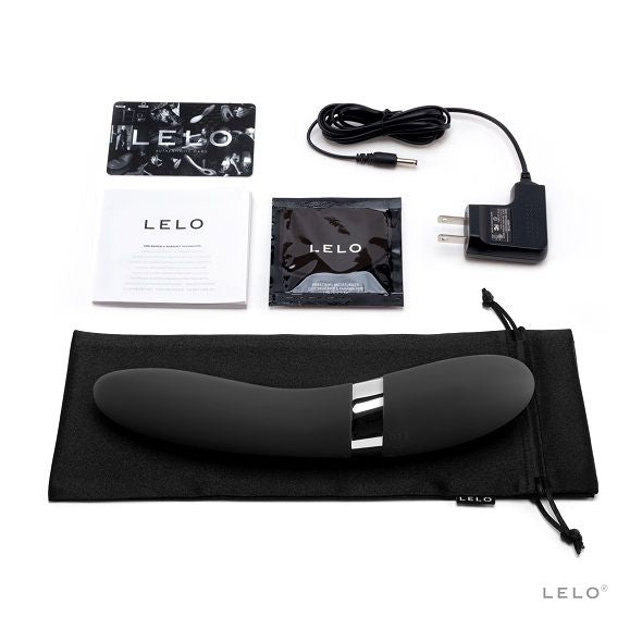 Vibromasseur Luxe Silicone Médical Noir Lelo Elise