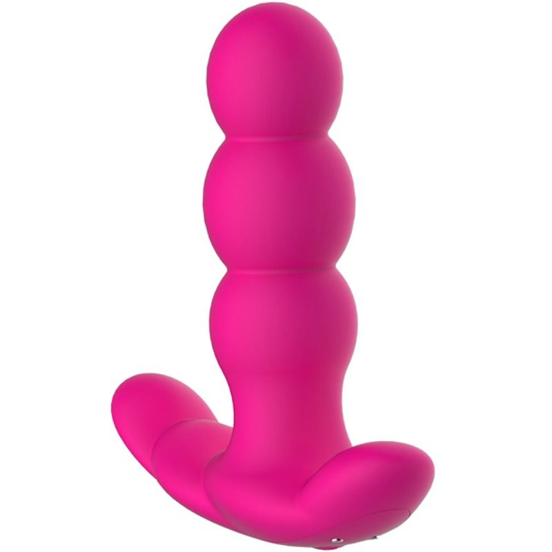 Vibromasseur Anal Noir Silicone Télécommandé