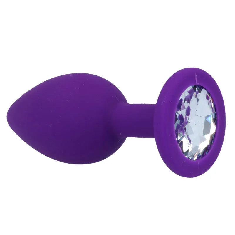 Plug anal ergonomique en silicone médical avec base sécurisée stimulation anale confortable pour femmes et couples