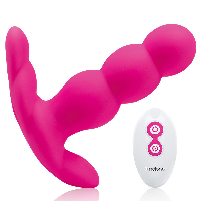 Vibromasseur Anal Noir Silicone Télécommandé