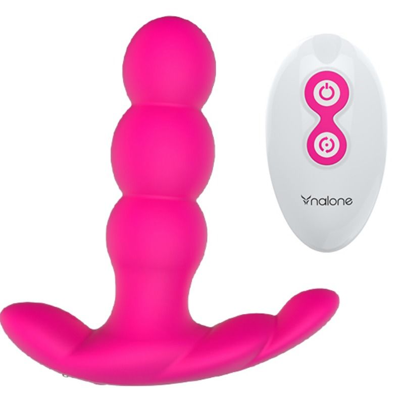 Vibromasseur Anal Noir Silicone Télécommandé