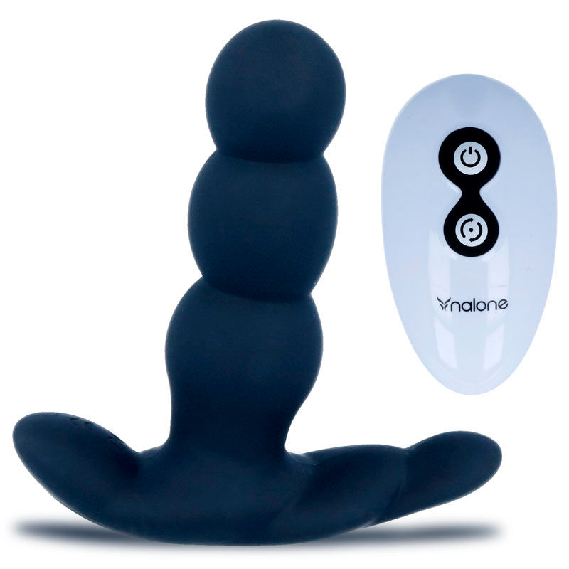 Vibromasseur Anal Noir Silicone Télécommandé