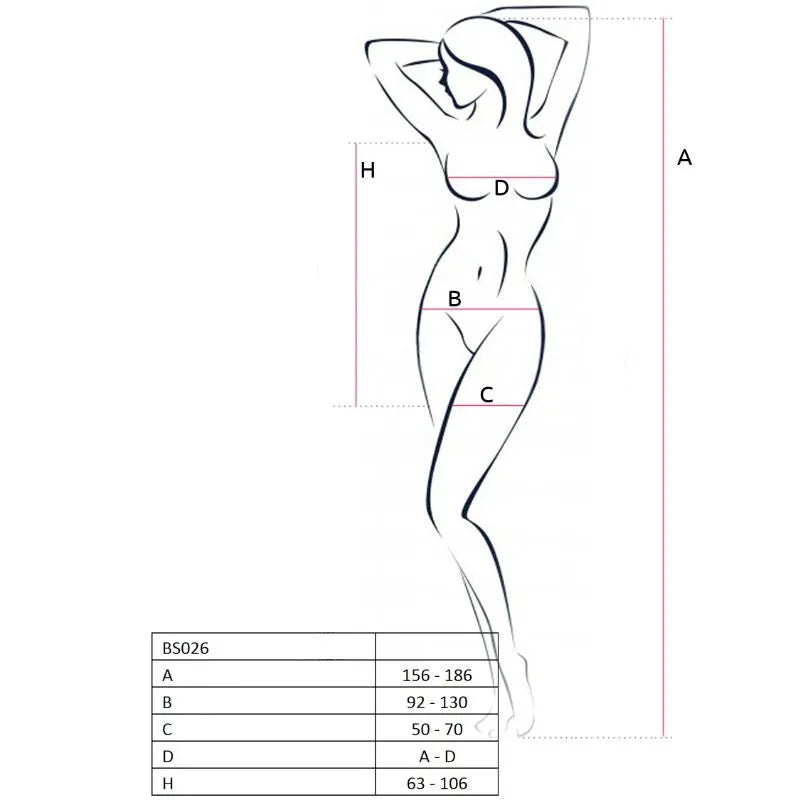 PASSION - FEMME BS026 BODYSTOCKING BLANC STYLE ROBE