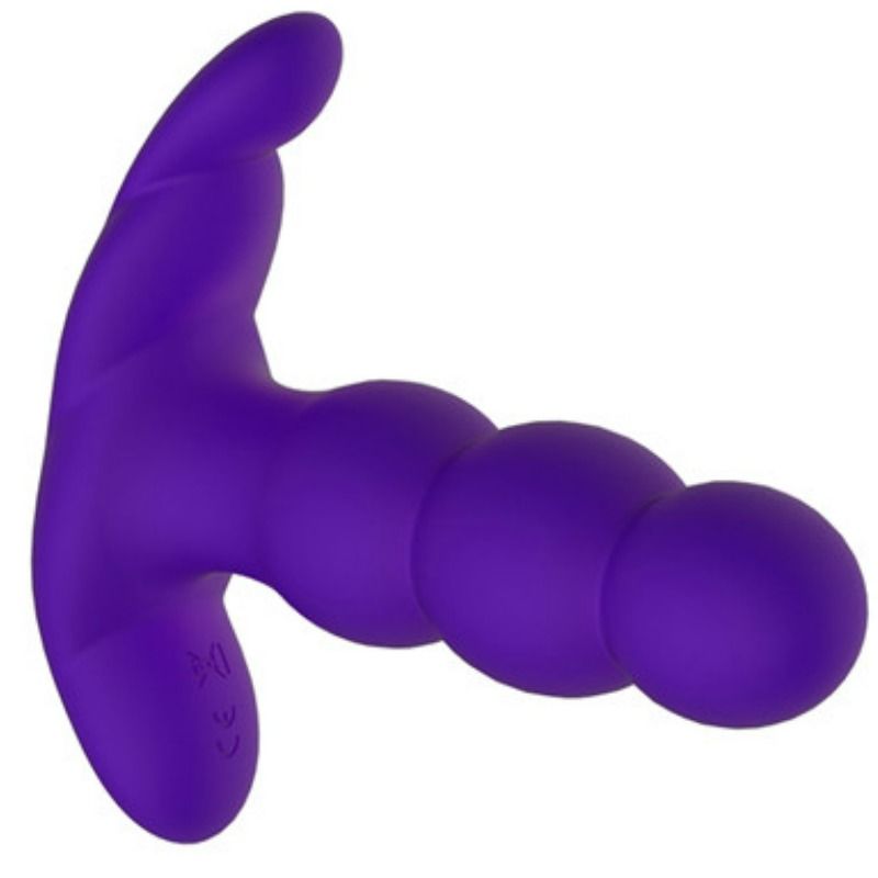 Vibromasseur Anal Silicone Lilas Rechargeable